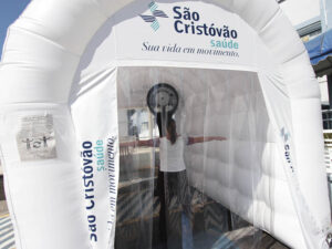 São Cristóvão Saúde inova com cabine de desinfecção